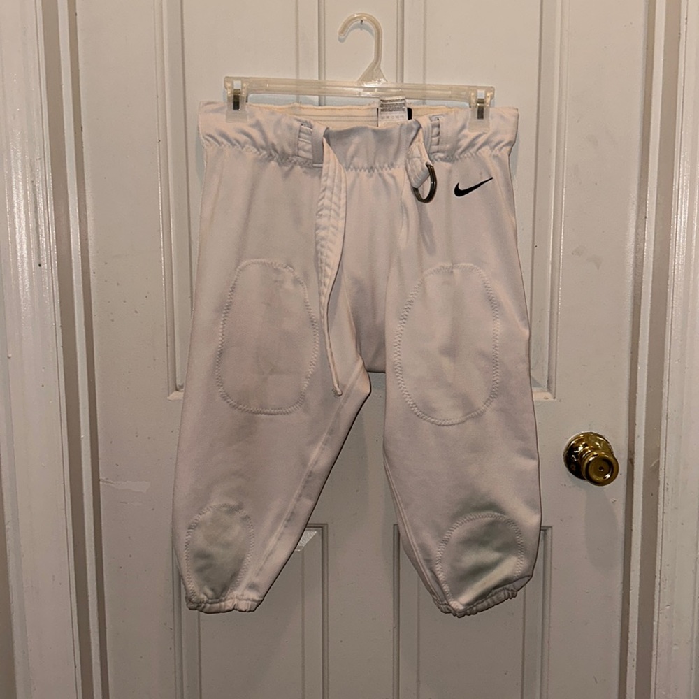 White Nike Football Pants